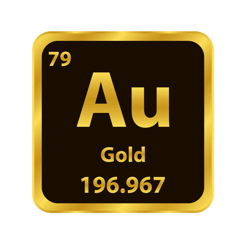 Gold Periodic Chart Icon