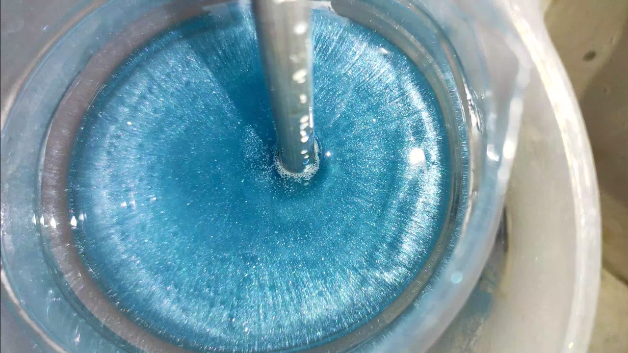 Epoxy Resin being mixed - contains Propylene Glycol