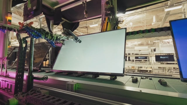 Manufacturing facility making LED screens with Potassium Iodide. 